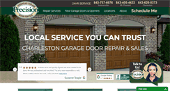 Desktop Screenshot of garagedoorscharlestonsc.com